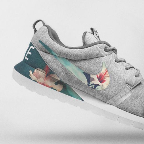 Imagen de Nike Floral Roshe Customized Zapatillas de running
